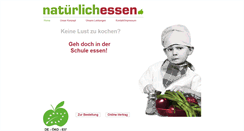 Desktop Screenshot of natuerlich-essen.com