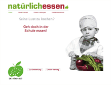 Tablet Screenshot of natuerlich-essen.com